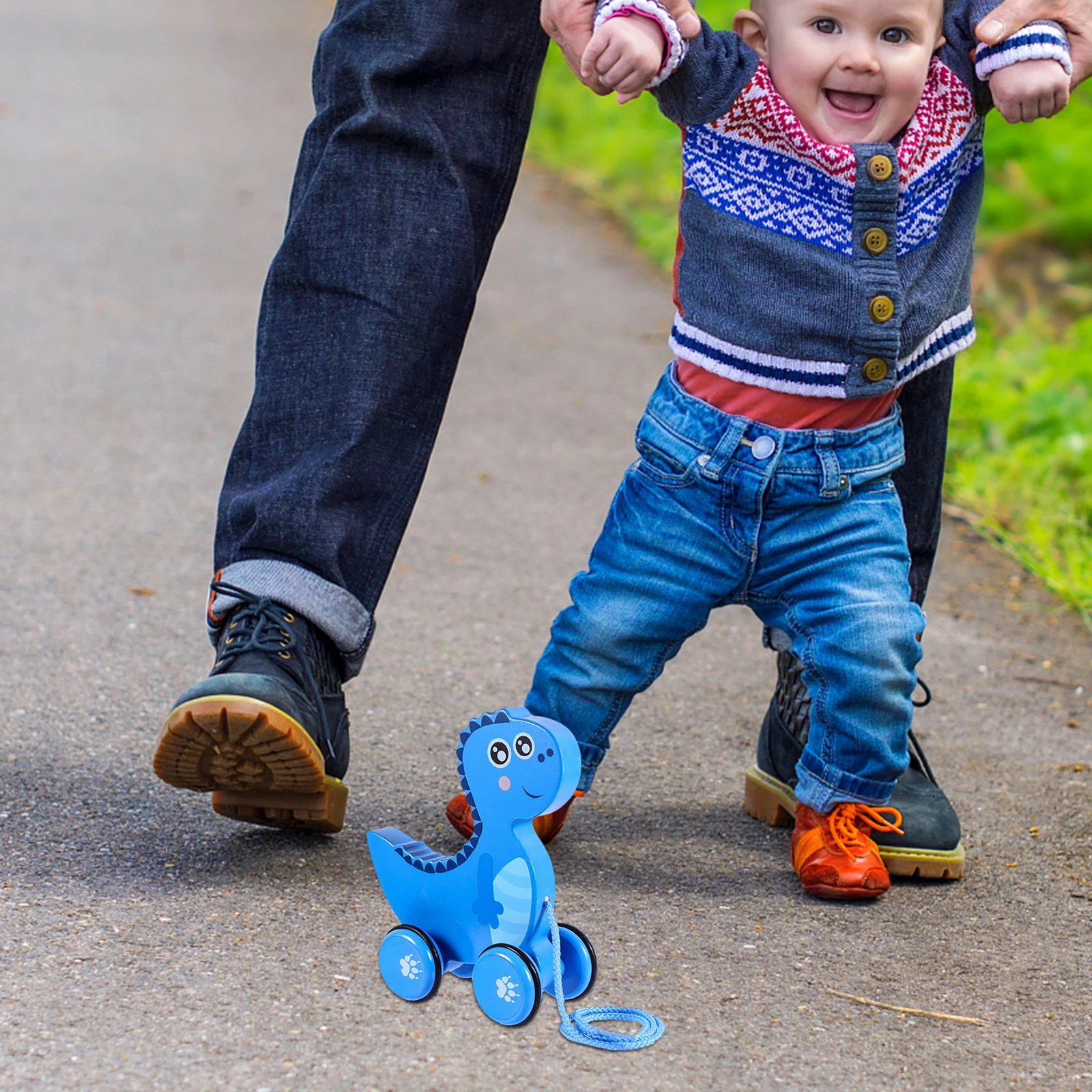 Деревянная игрушка-динозавр - Фотография_5