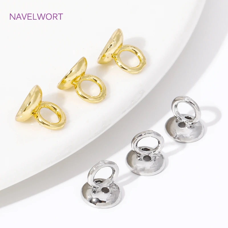 Концевики для бижутерии латунные концевики для браслета с жемчугом - Фотография_3