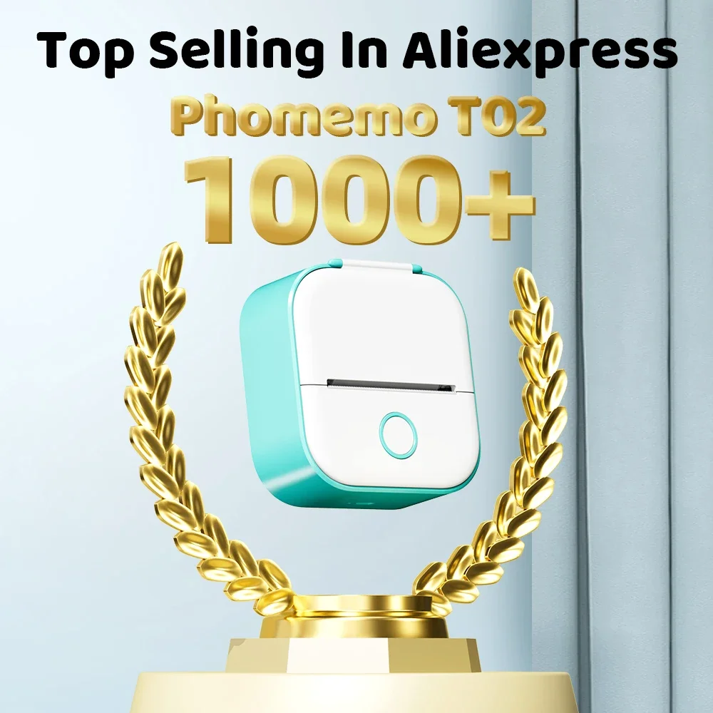T02 мини-термопринтер phomemo t02