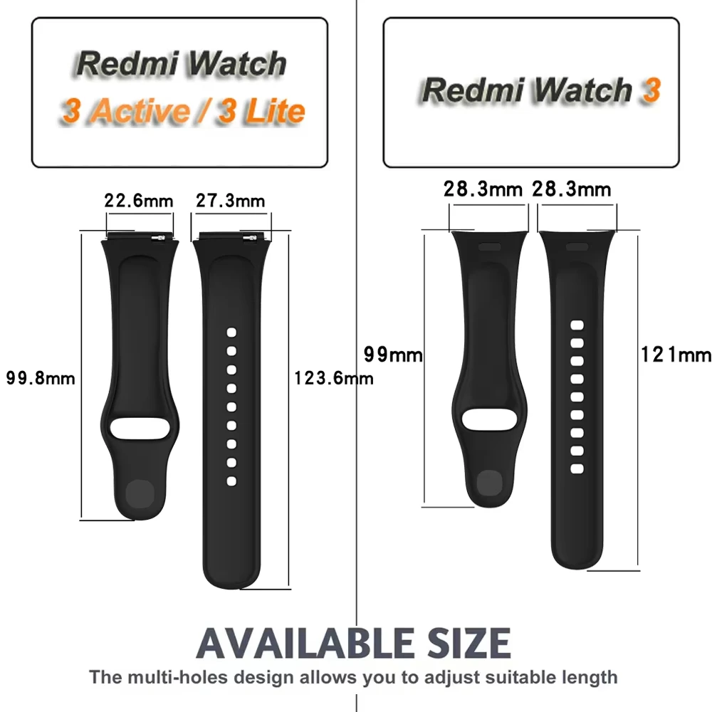 Силиконовый ремешок + чехол для xiaomi redmi watch 3 active - Фотография_2