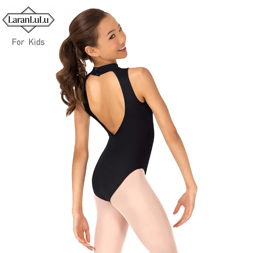 Черная водолазка для балета и танцев для девочек