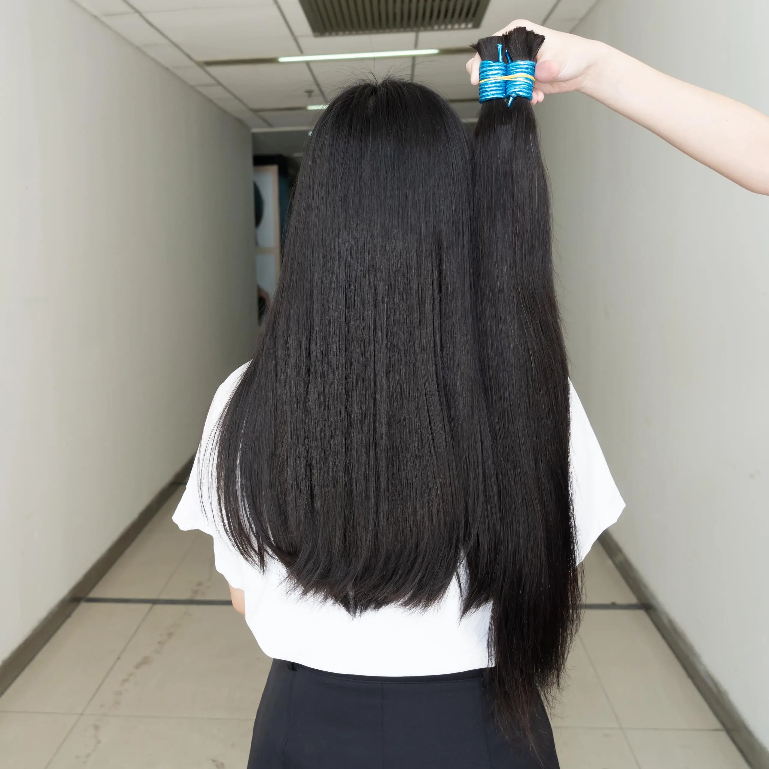 Оптовая продажа человеческих волос без утка - Фотография_4