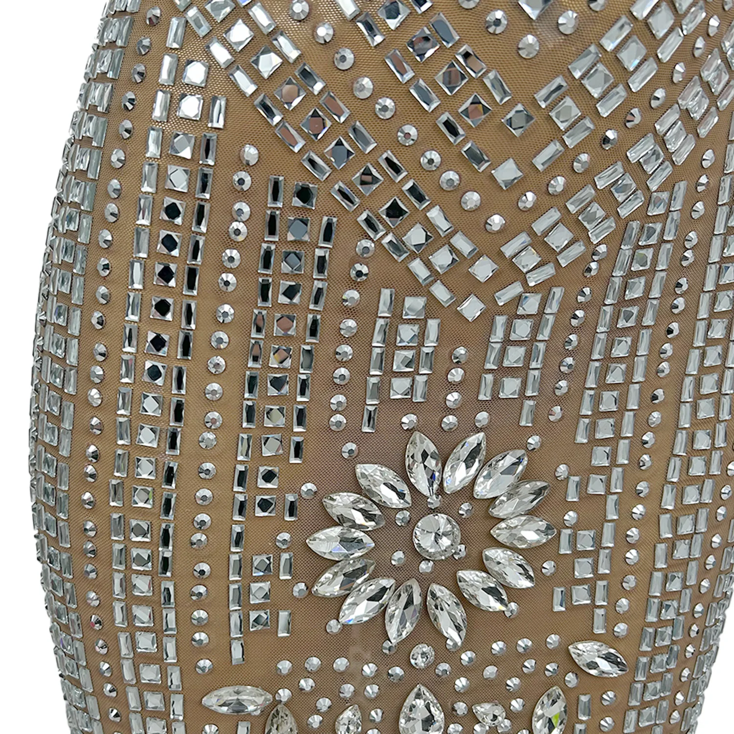 Облегающие платья с кристаллами для женщин - Фотография_6