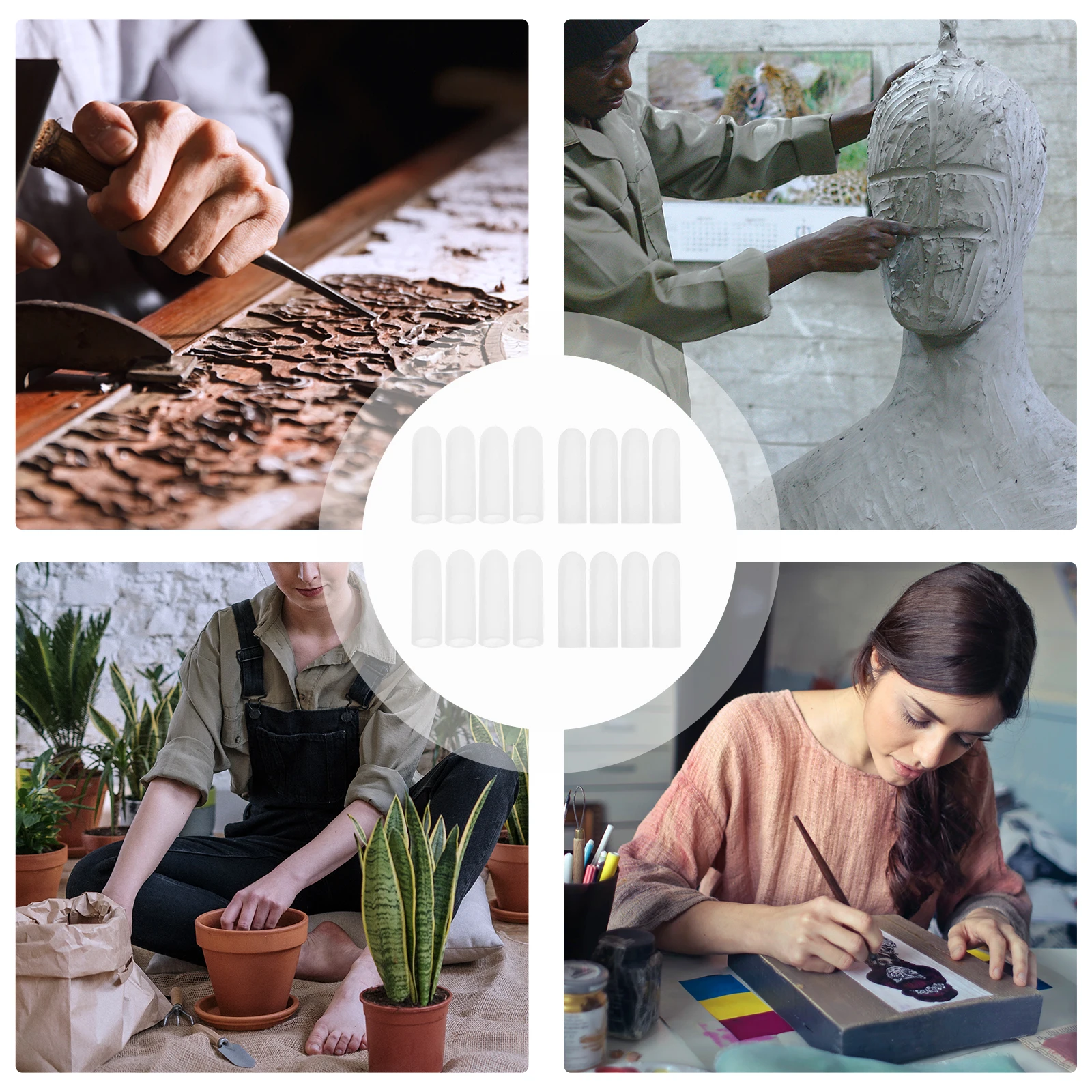 Силиконовые защитные чехлы для пальцев - Фотография_2