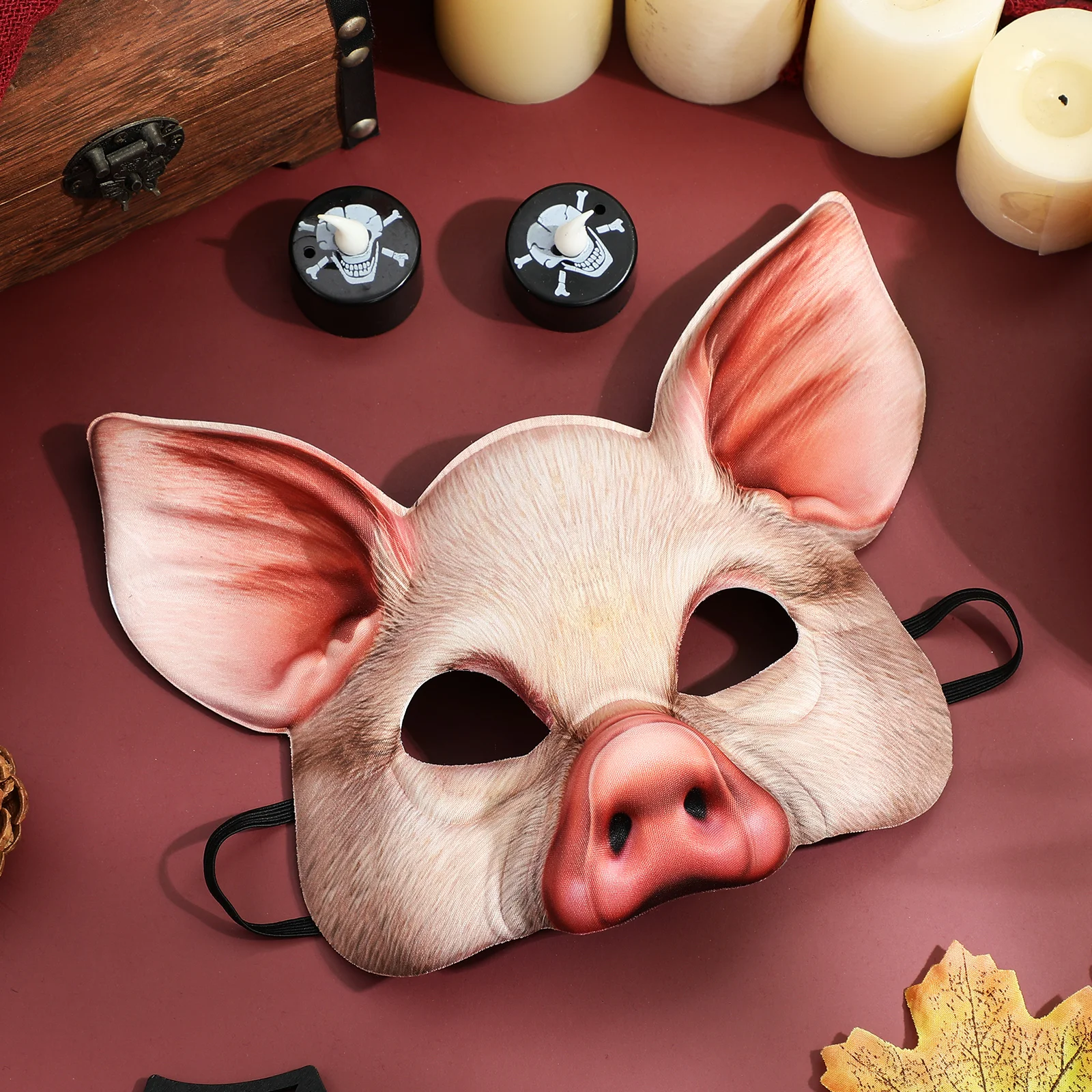 Маски животных на хэллоуин для костюмированной вечеринки - Фотография_2