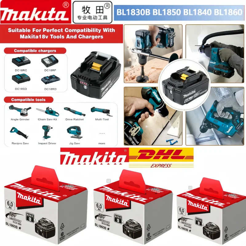 100% оригинальная батарея makita - Фотография_6