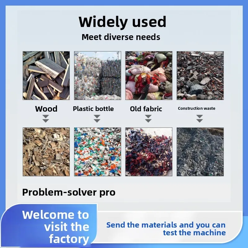 Промышленный измельчитель пластика для лома ткани - Фотография_4