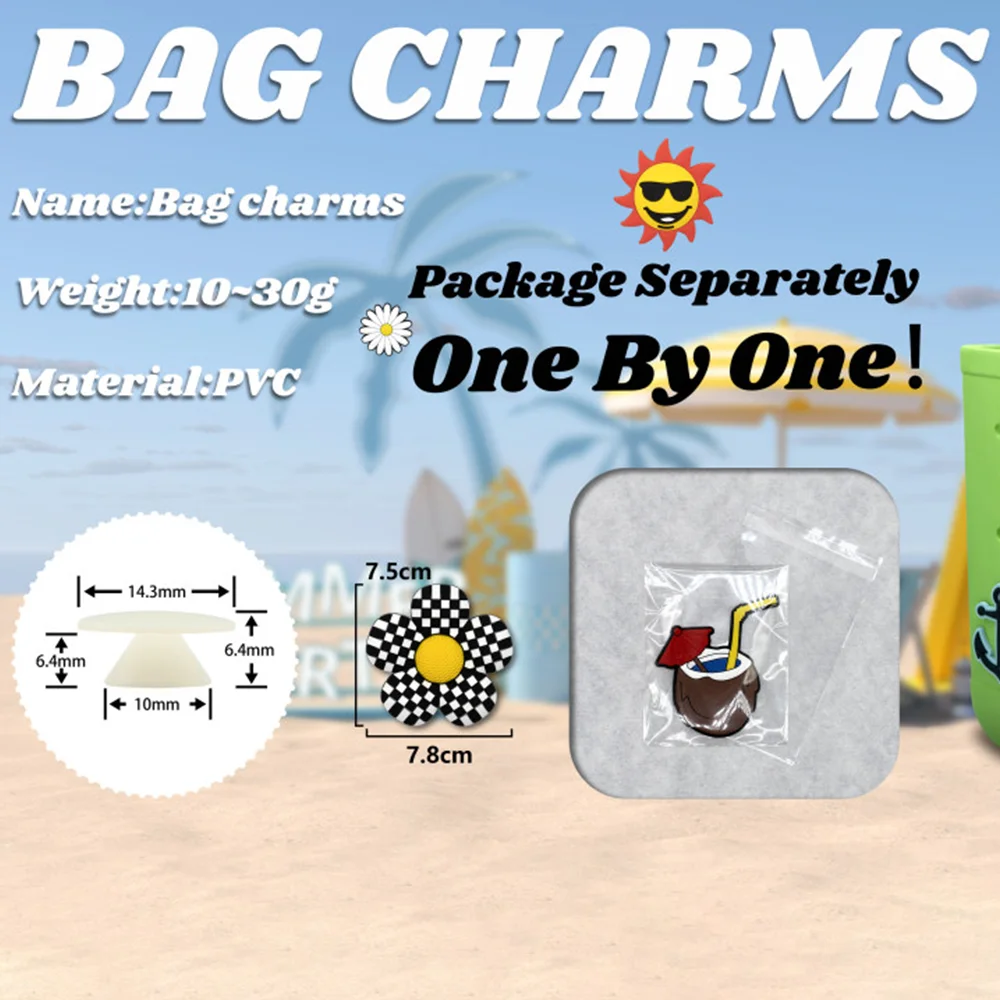 Новинка, 26 милых подвесок в виде греческих букв для пляжной сумки - Фотография_2