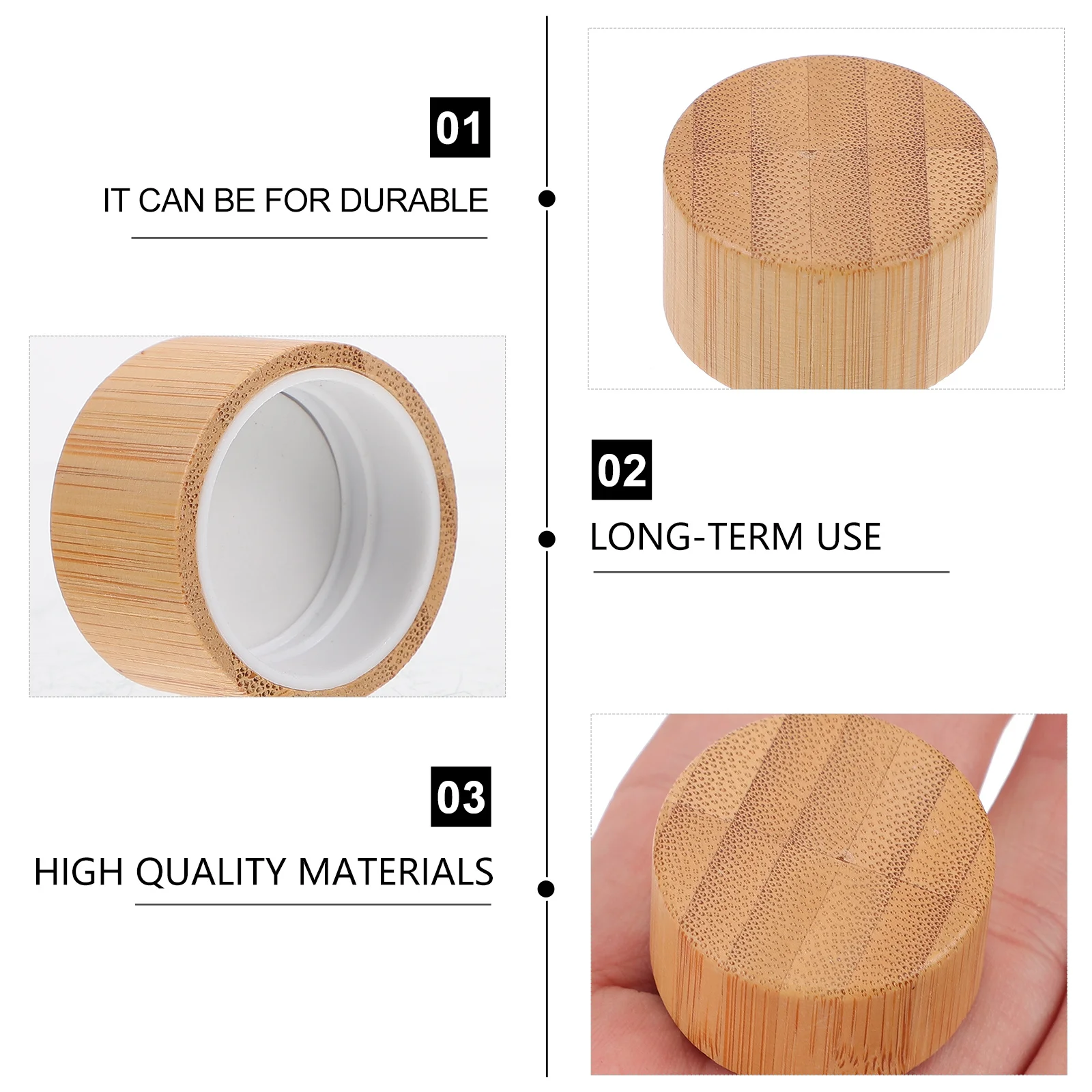 Бамбуковые крышки для бутылок с эфирным маслом - Фотография_3