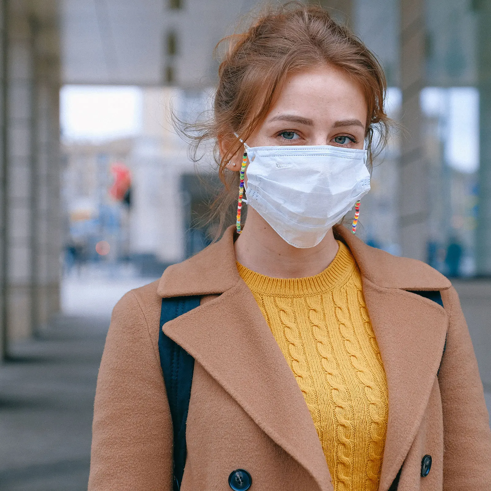 Маска с защитой от потери цепи