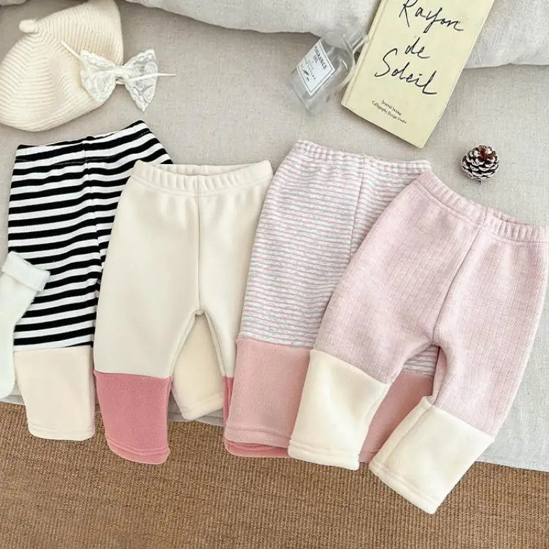Флисовые леггинсы для маленьких девочек - Фотография_2