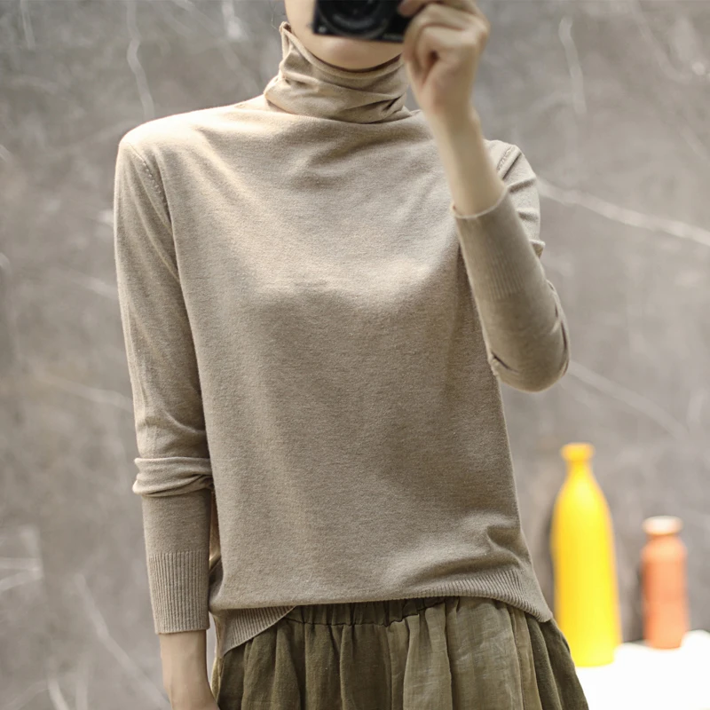 Водолазка женский свитер осень-зима - Фотография_3