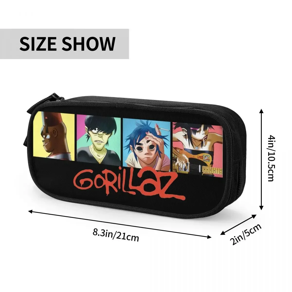 Gorillaz rock пеналы забавная музыкальная - Фотография_6