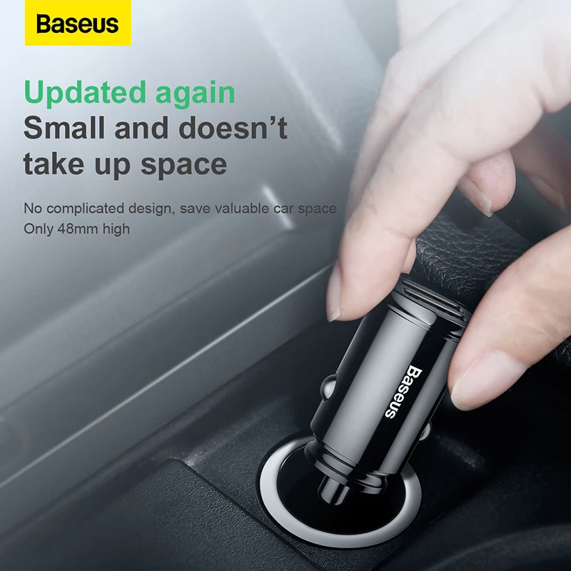 Автомобильное usb-зарядное устройство baseus quick charge 4 - Фотография_4