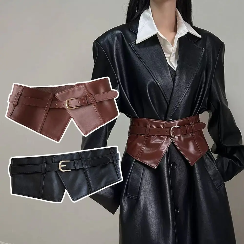 Модный корсет с широкой пряжкой