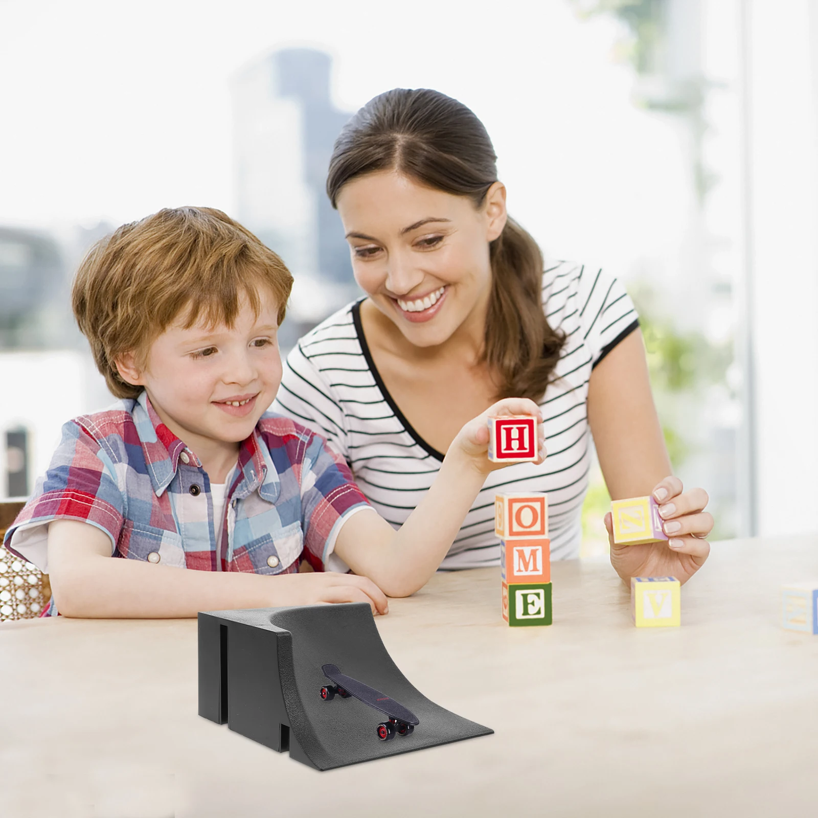 Палец скейтборд пластиковая рампа - Фотография_4