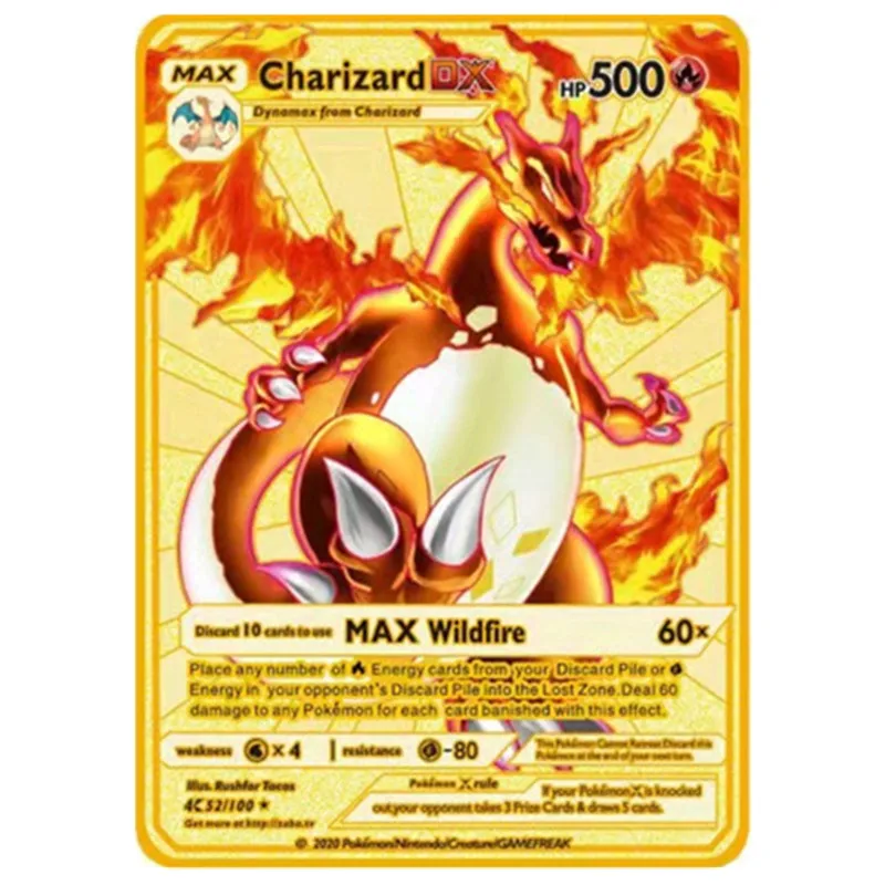 Английская металлическая карта pokemon - Фотография_3