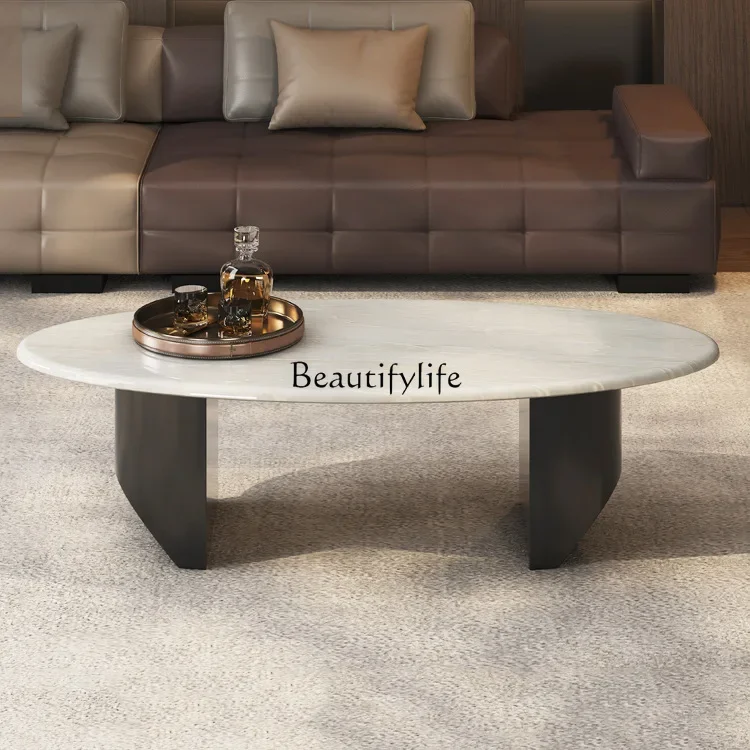 Ls 27jade роскошный каменный журнальный столик для дома - Фотография_2