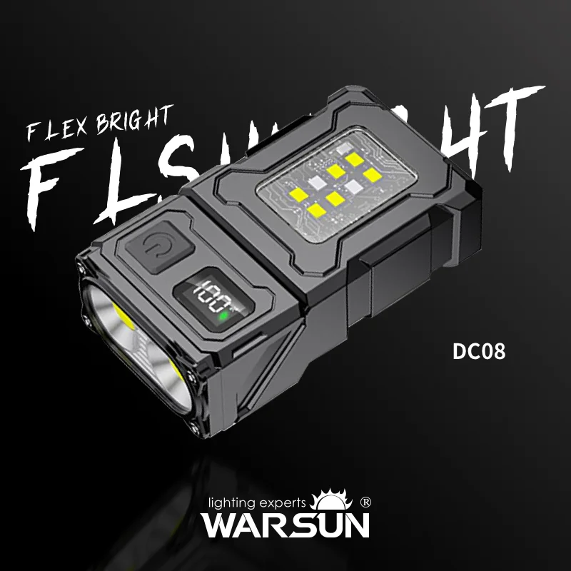 Warsun dc08 перезаряжаемый светодиодный рабочий фонарь - Фотография_2