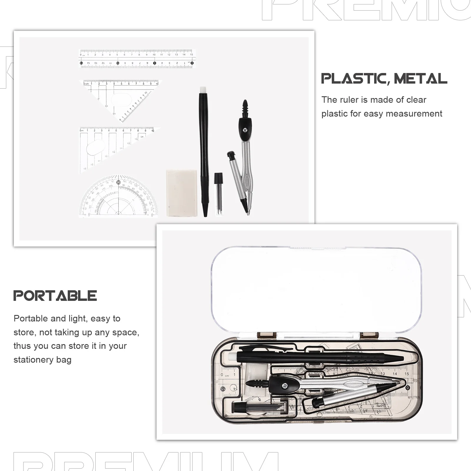 1 комплект, линейка компаса для рисования - Фотография_6