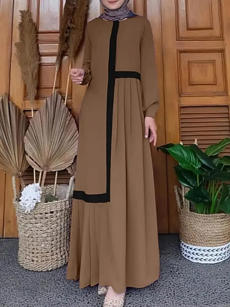 5xl модное мусульманское платье в стиле пэчворк