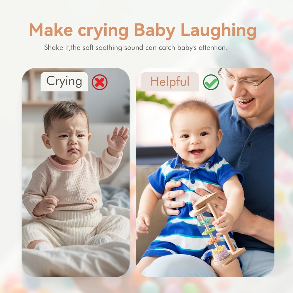 Игрушка-дождевик монтессори для младенцев - Фотография_4