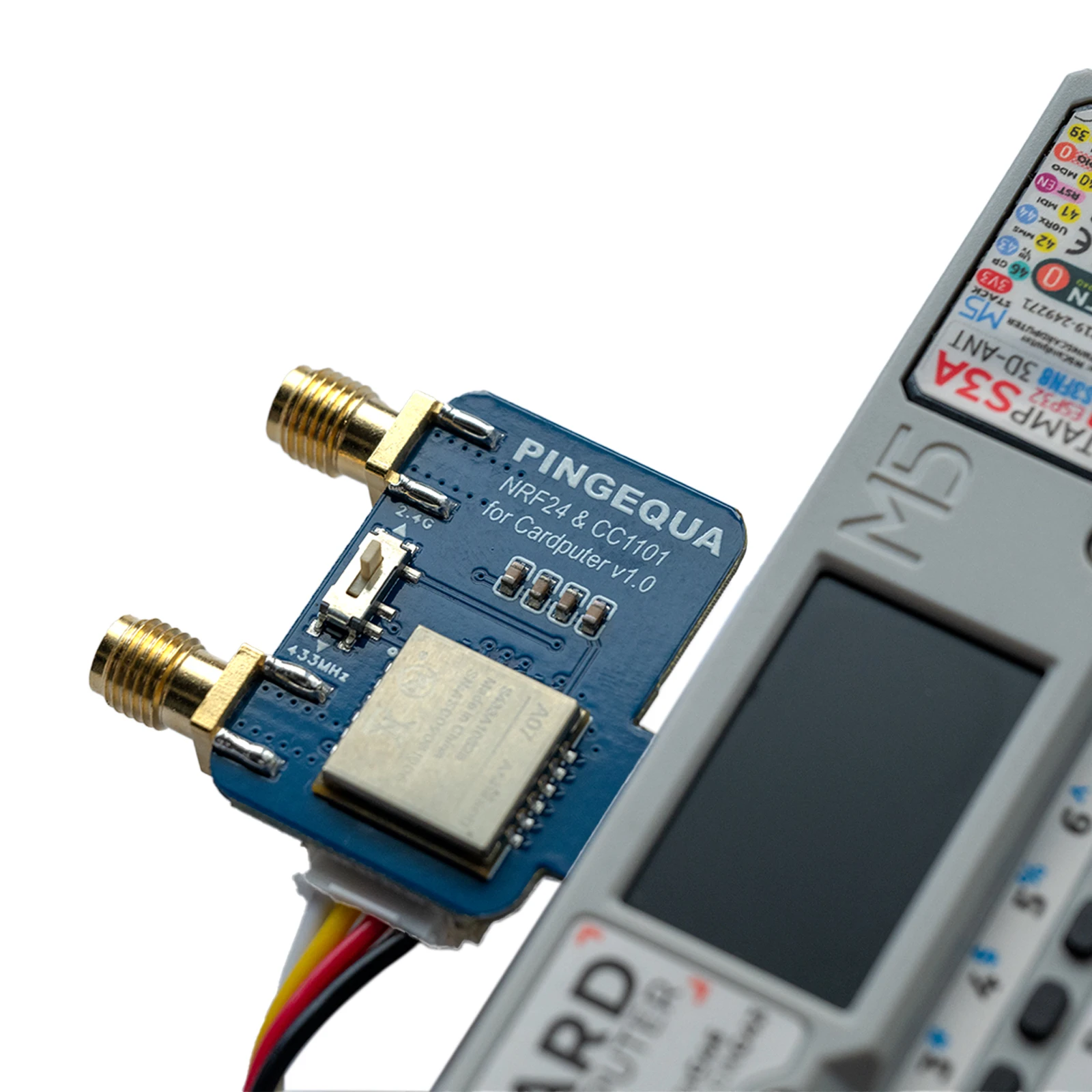 Радиочастотная плита cc1101 433 мгц для картотера m5stack - Фотография_5