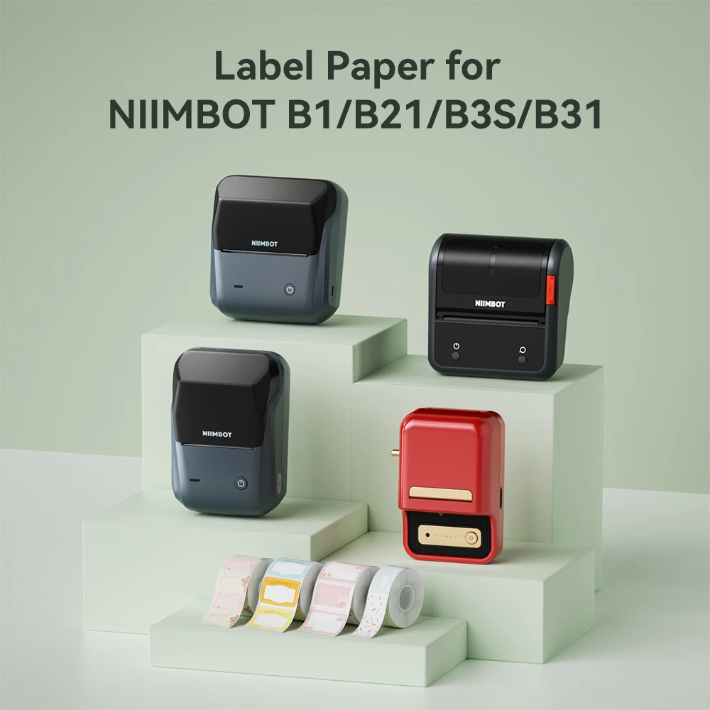 Круглая термонаклейка niimbot для принтера b1 b31 b21 b3s - Фотография_3