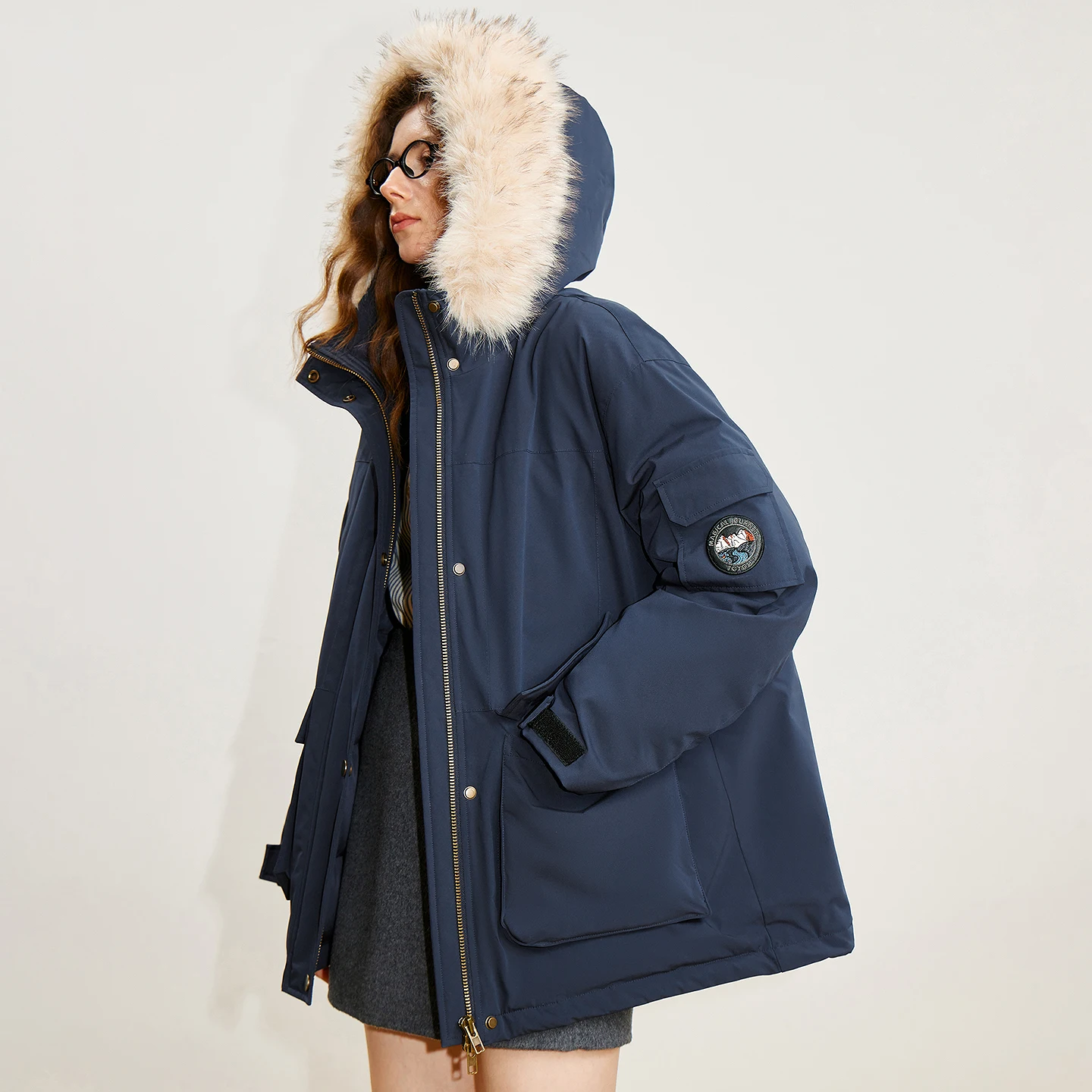 Toyouth женский 90% пуховик - Фотография_2