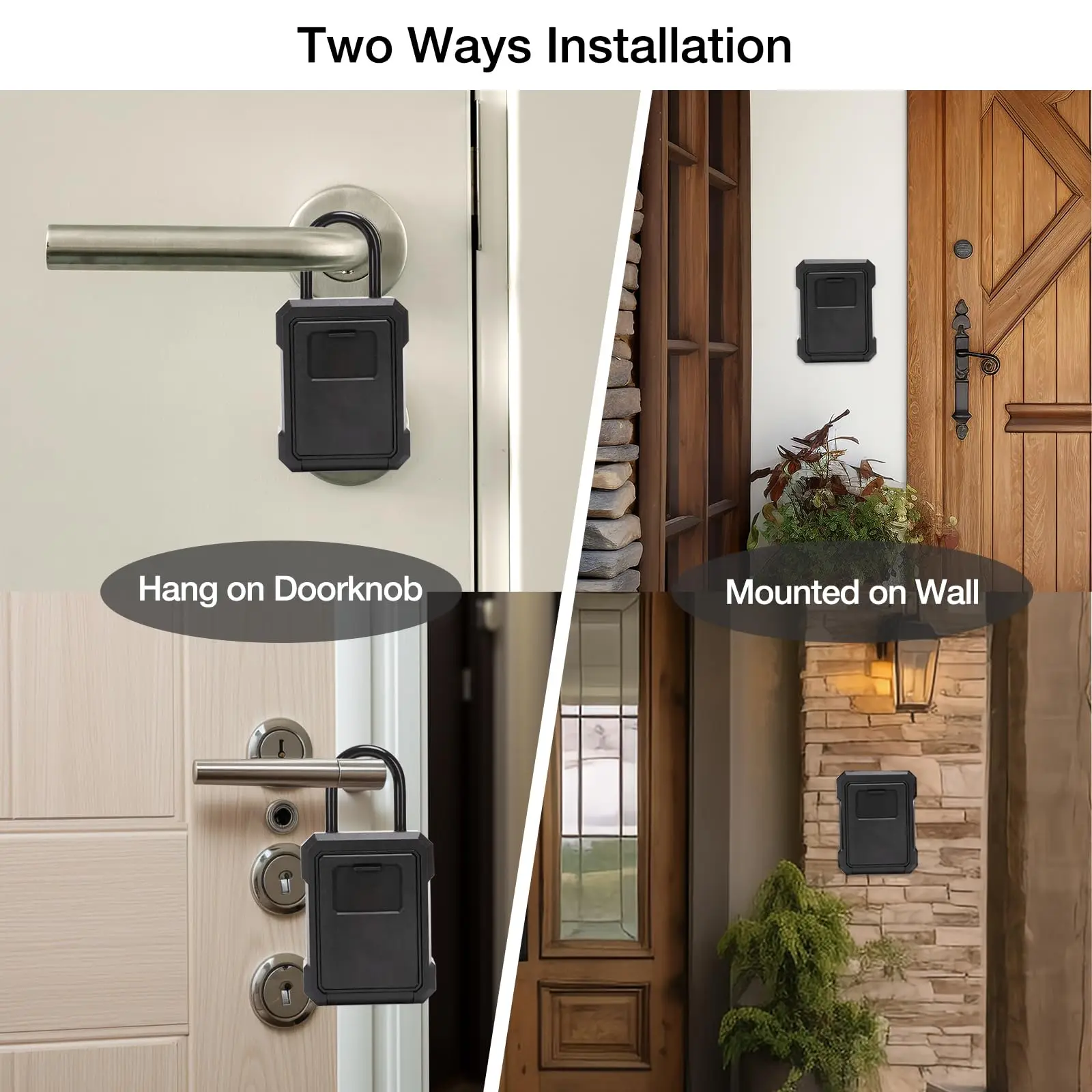 Настенный замок для ключей из сплава с цифровым кодом - Фотография_5