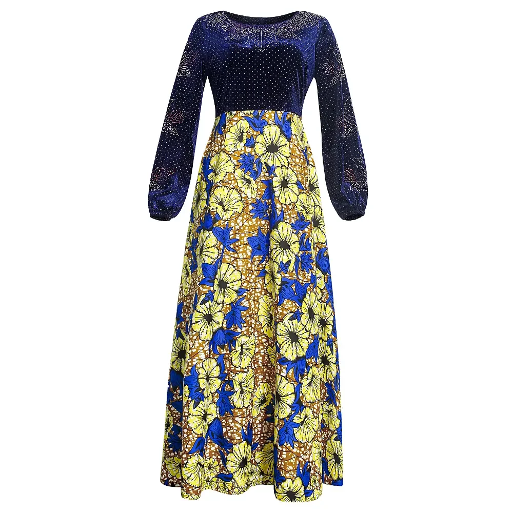 Элегантное вечернее платье в африканском стиле для женщин - Фотография_4