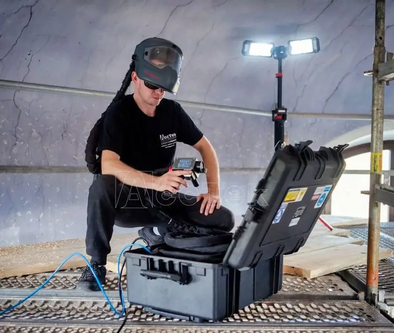 Мини-портативный импульсный лазерный очиститель 100 вт