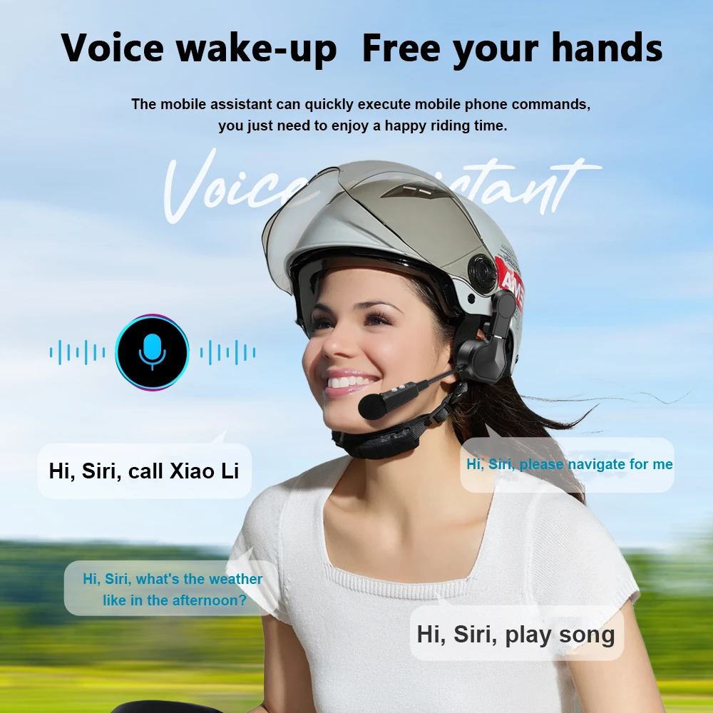 Новый bt9 мотоциклетный bluetooth-гарнитура - Фотография_4