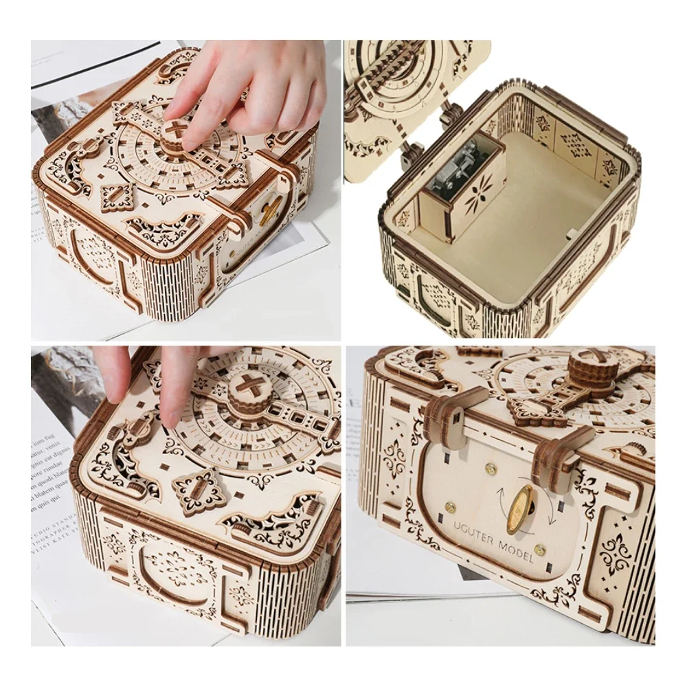 Diy деревянная музыкальная шкатулка с кодом - Фотография_4