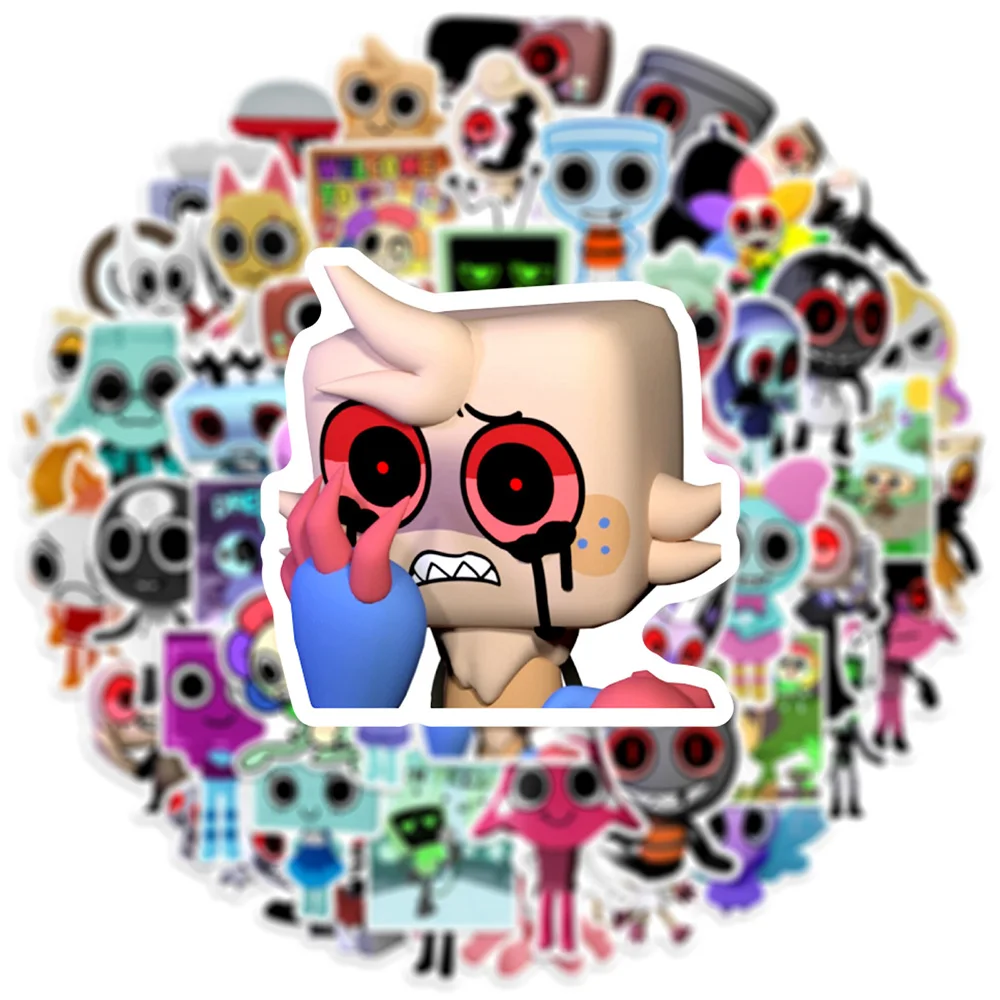 Забавные наклейки с героями мультфильмов dandys world - Фотография_4