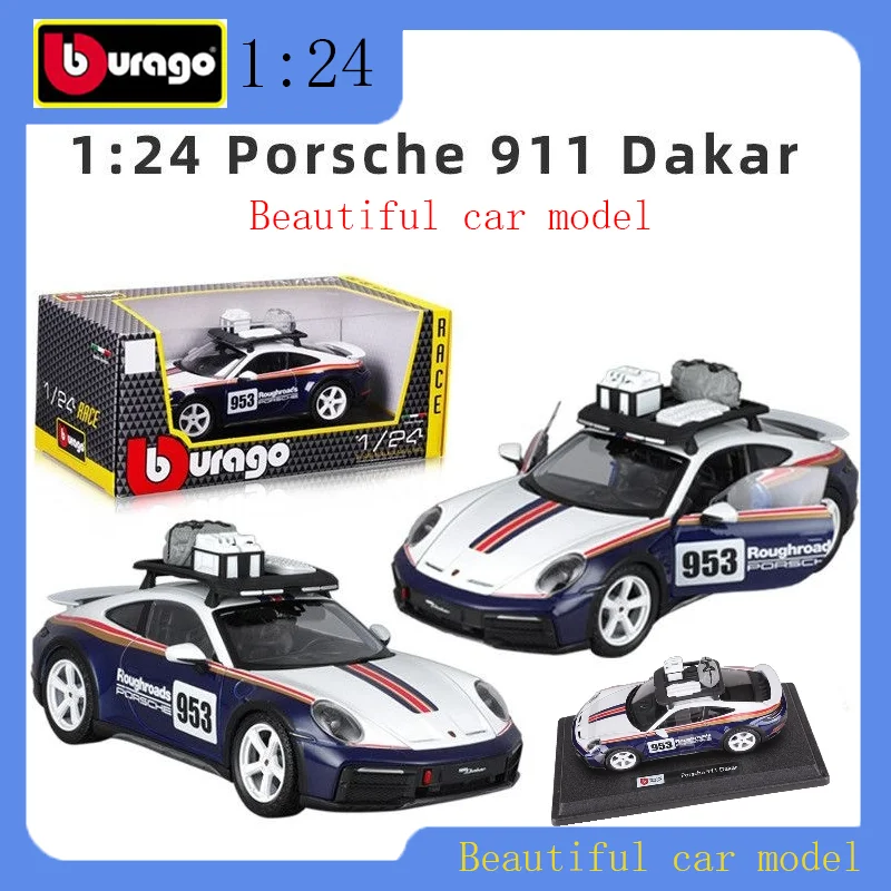 Bburago 1:24 porsche dakar 953