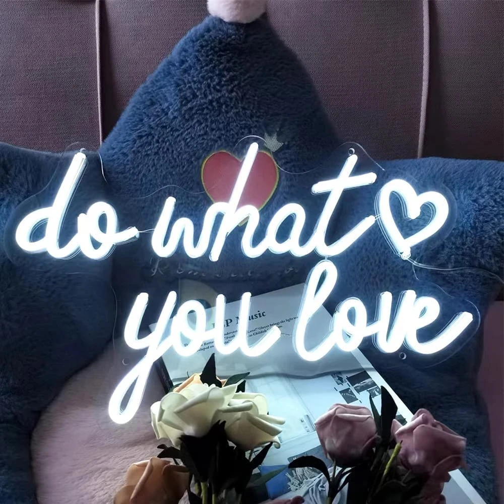 Do what you love неоновая вывеска - Фотография_3