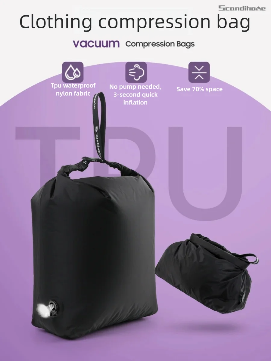 Вакуумный компрессионный мешок для багажа