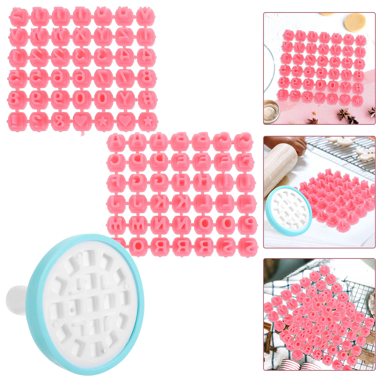 1 комплект, набор форм для штампов для печенья с буквами и номерами - Фотография_4