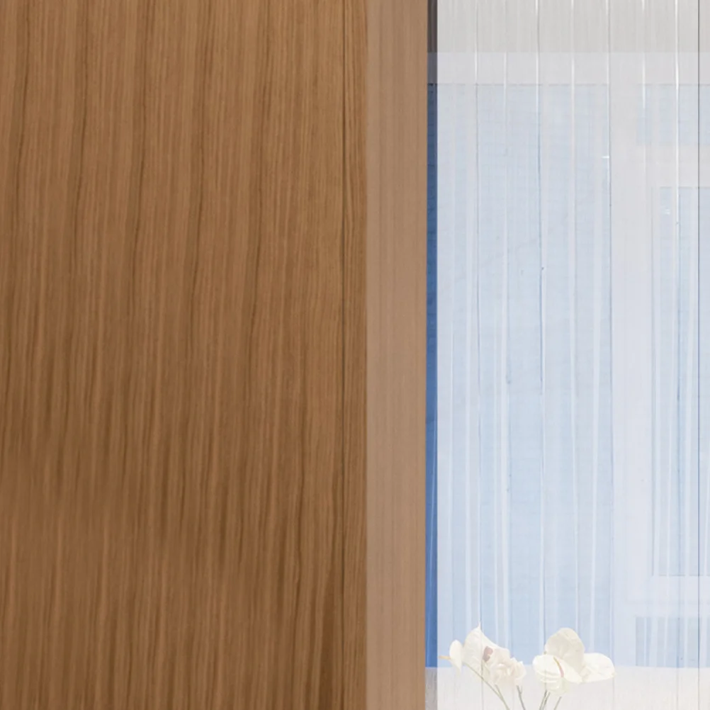 Прозрачная пластиковая полоса для дверных штор - Фотография_4