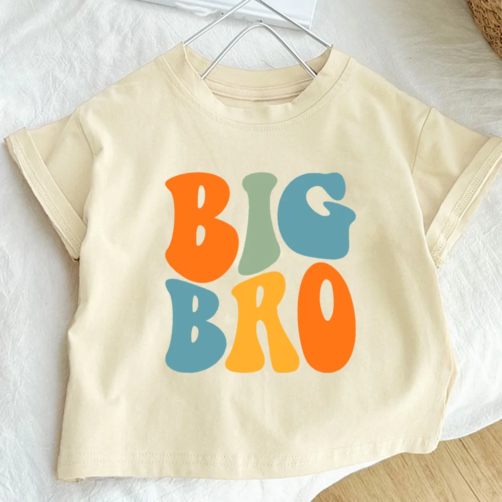 Одинаковые семейные футболки с принтом big bro sis little bro sis - Фотография_3