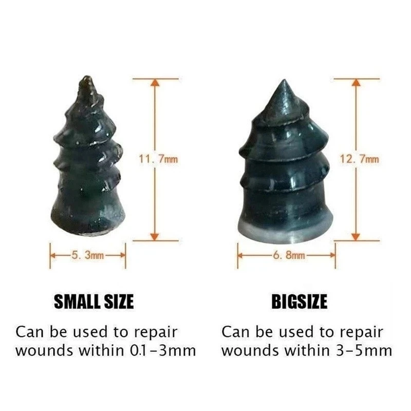 Вакуумный автомобильный набор резиновых гвоздей для ремонта шин - Фотография_3