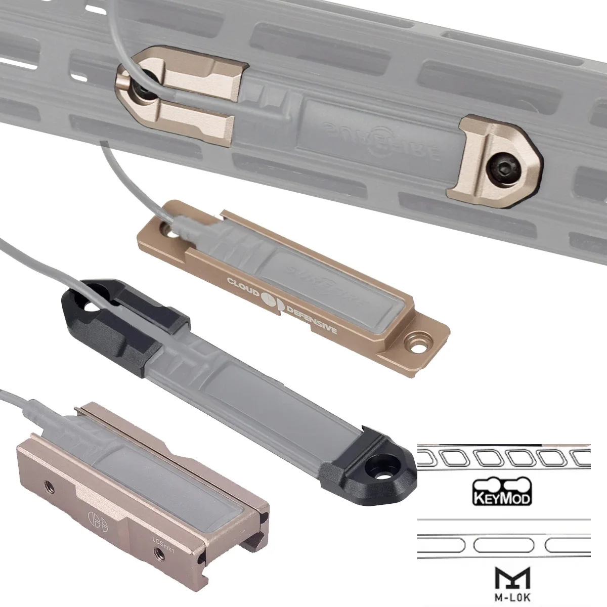 Mlok keymod крепление на рейку