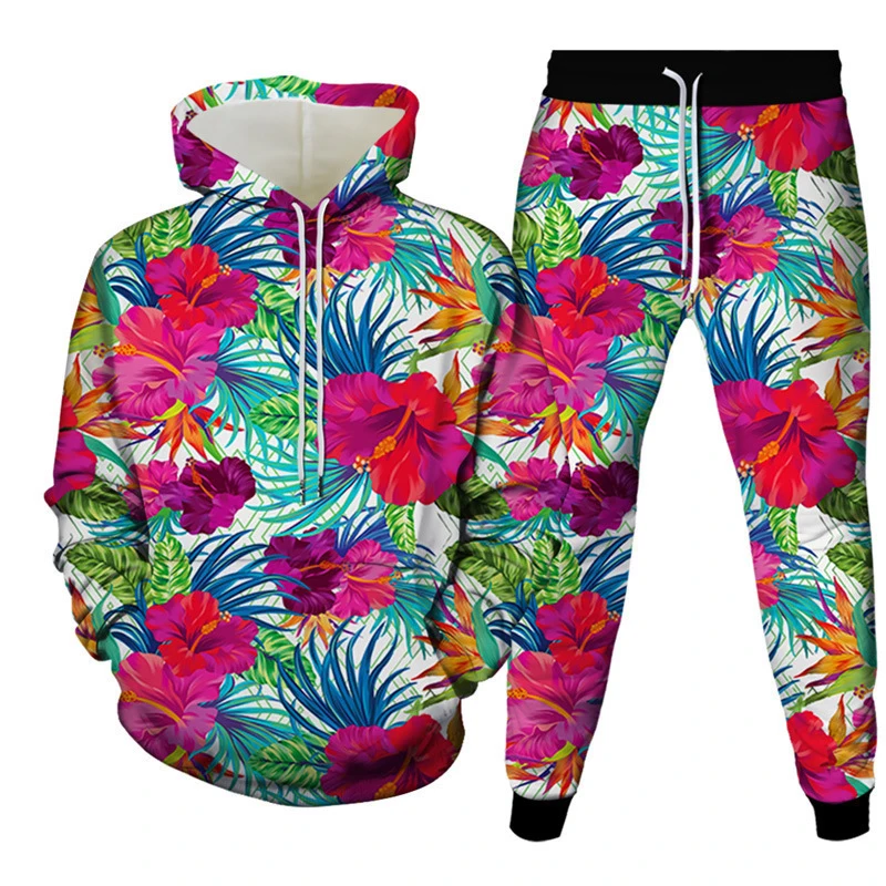 Модные толстовки с 3d принтом цветов и цветочным принтом - Фотография_6