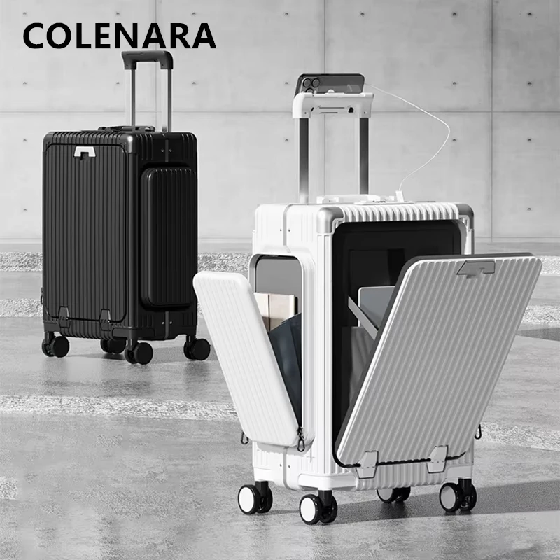Многофункциональный чемодан colenara с зарядкой через usb - Фотография_4