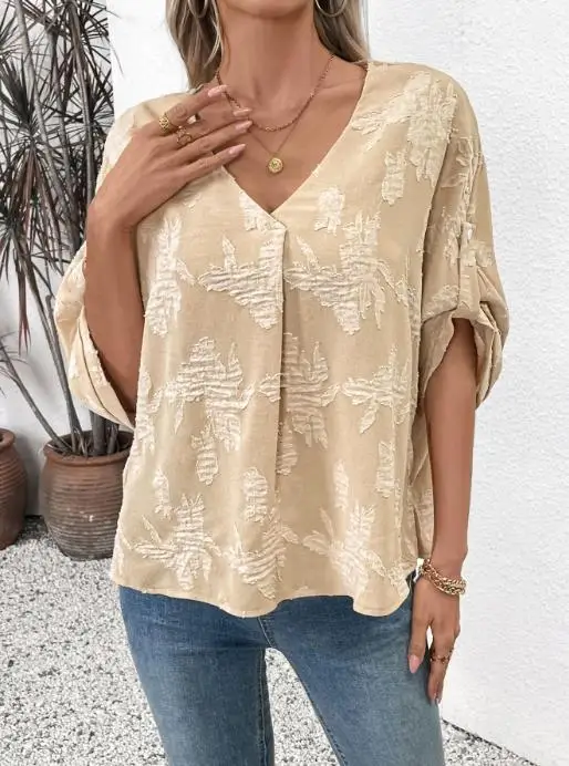 Кружевной жаккардовый топ