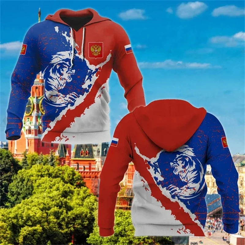 Камуфляжные толстовки с национальным гербом россии - Фотография_2
