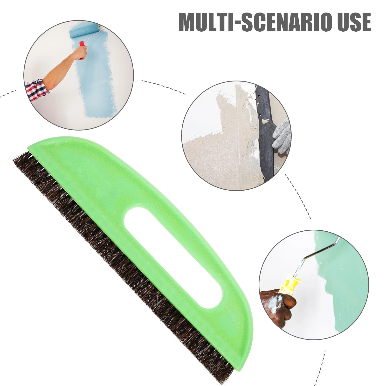 Зеленая щетка для обоев - Фотография_5