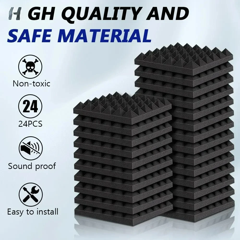 24черные 30x30x5 см пирамида - Фотография_5