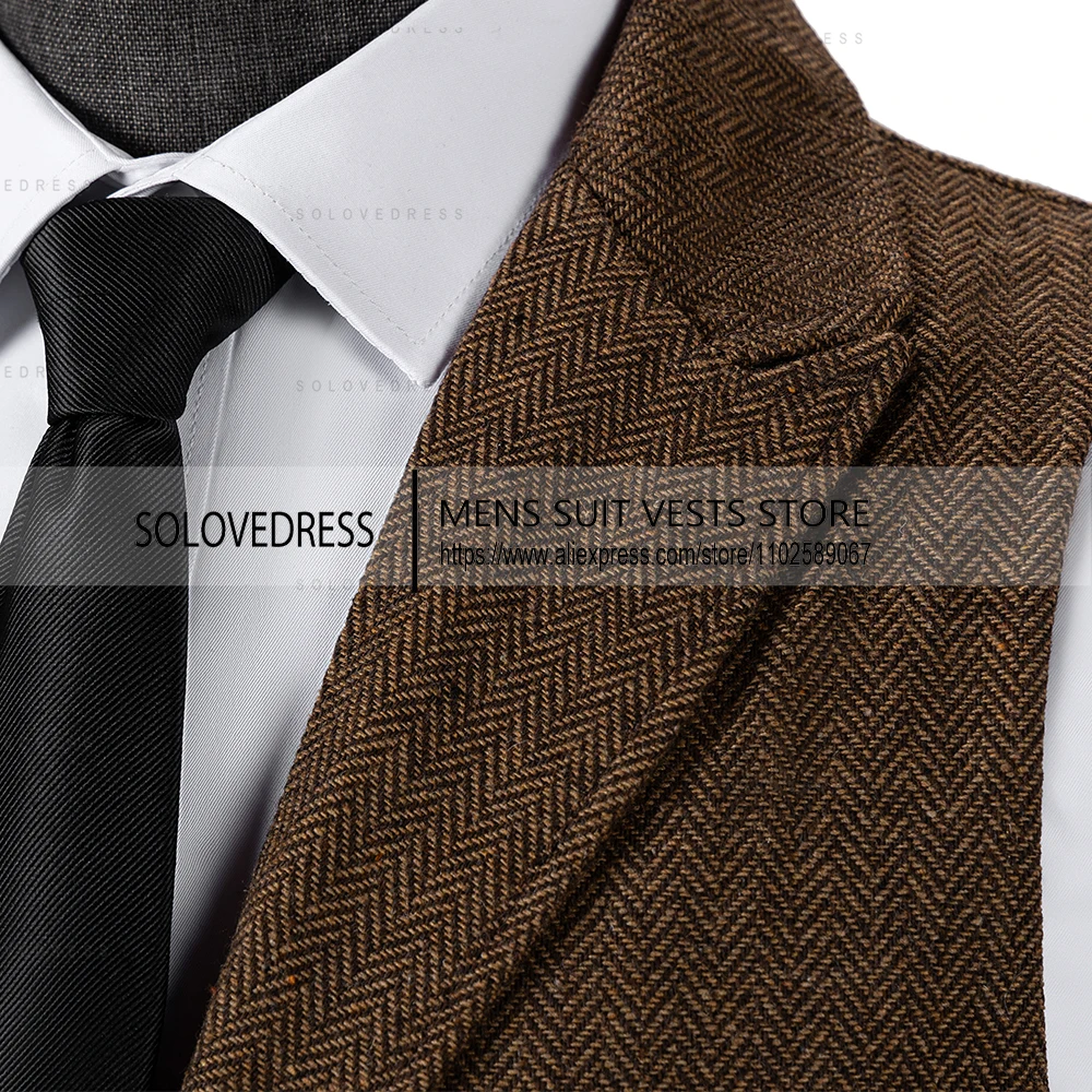 В наличии мужские жилеты твидовые - Фотография_5